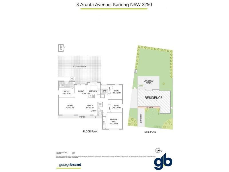 3 Arunta Avenue, Kariong NSW 2250 Floorplan