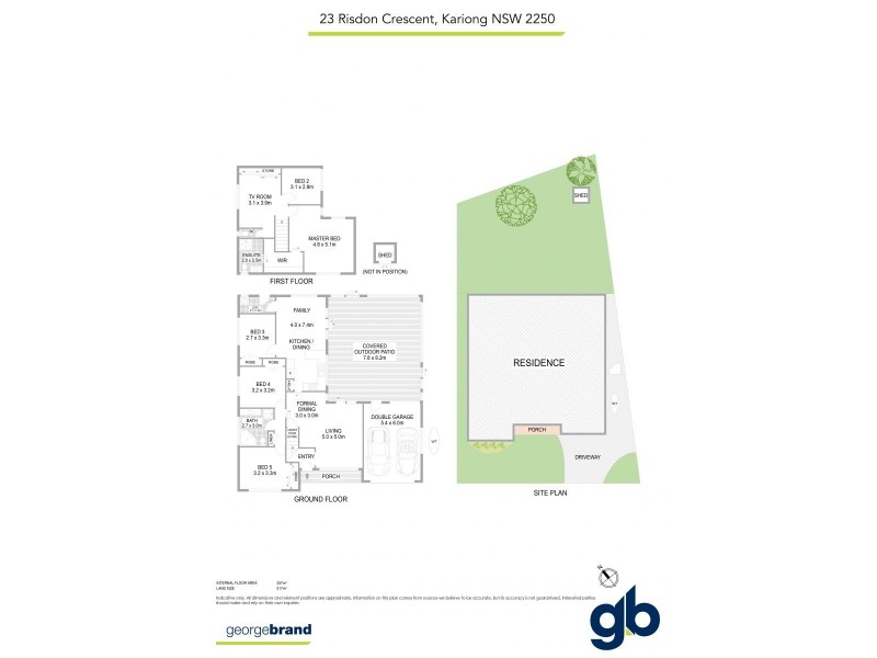 23 Risdon Crescent, Kariong NSW 2250 Floorplan