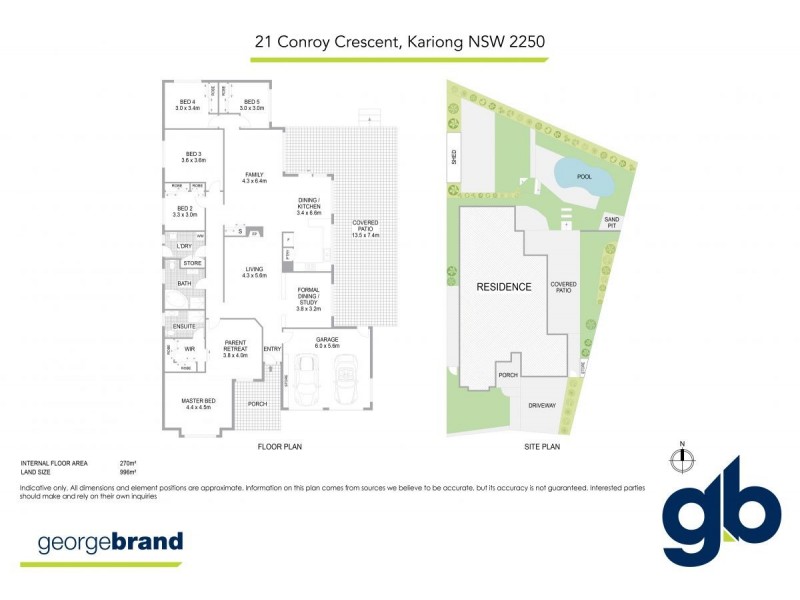 21 Conroy Crescent, Kariong NSW 2250 Floorplan