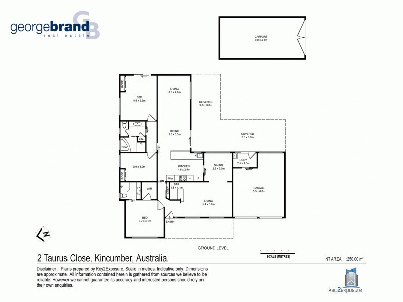 2 Taurus Cl, Kincumber NSW 2251 Floorplan