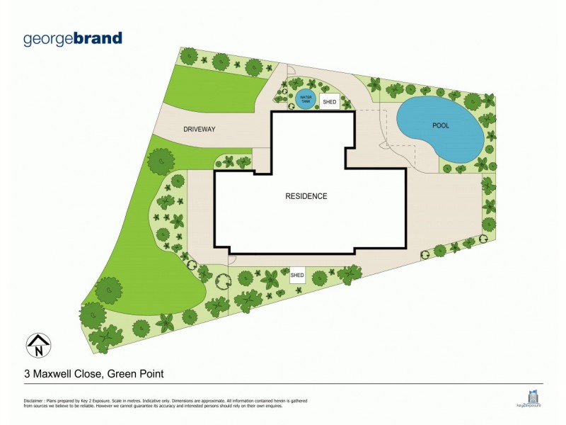 3 Maxwell Cl, Green Point NSW 2251 Floorplan