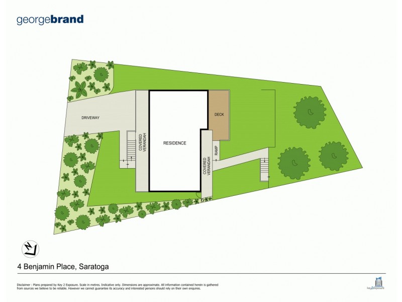 4 Benjamin Pl, Saratoga NSW 2251 Floorplan