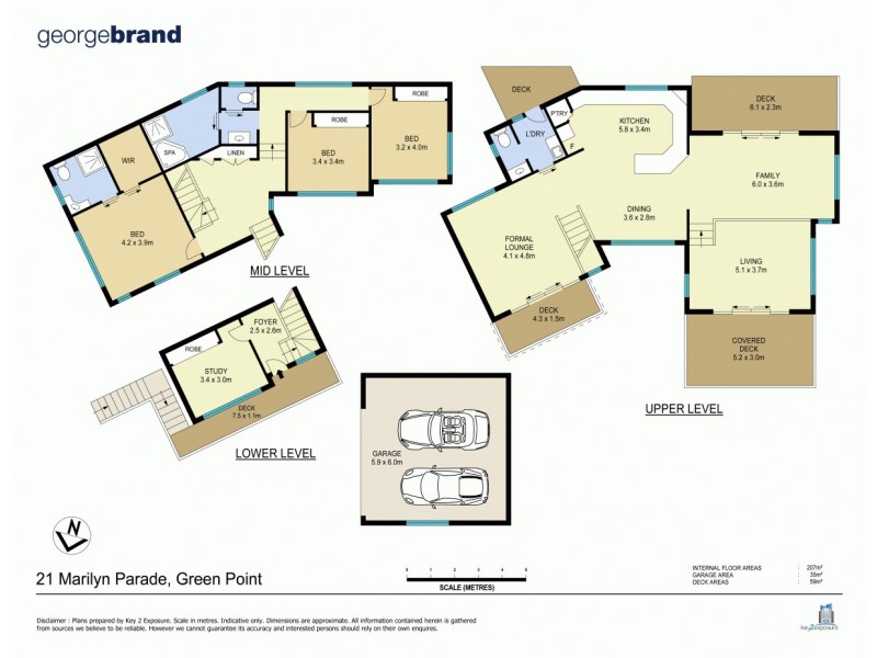 21 Marilyn Pde, Green Point NSW 2251 Floorplan