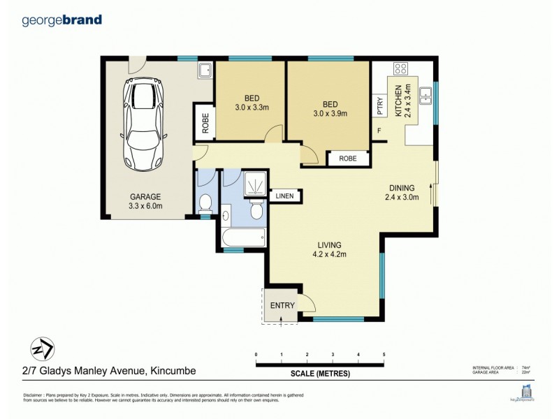 2/7 Gladys Manley Ave, Kincumber NSW 2251 Floorplan