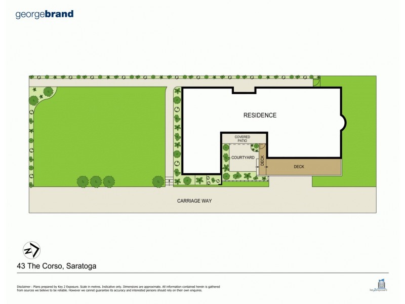 43 The Corso, Saratoga NSW 2251 Floorplan