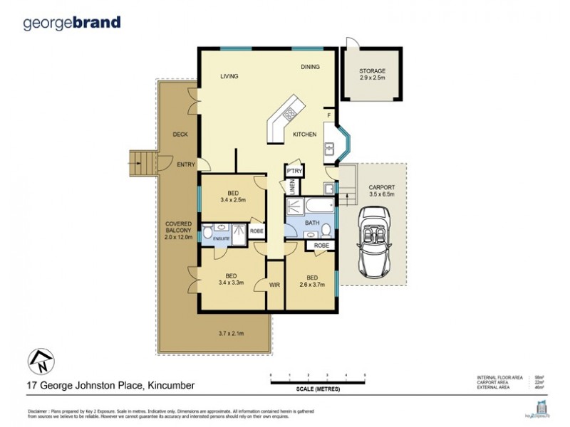 17 George Johnston Pl, Kincumber NSW 2251 Floorplan