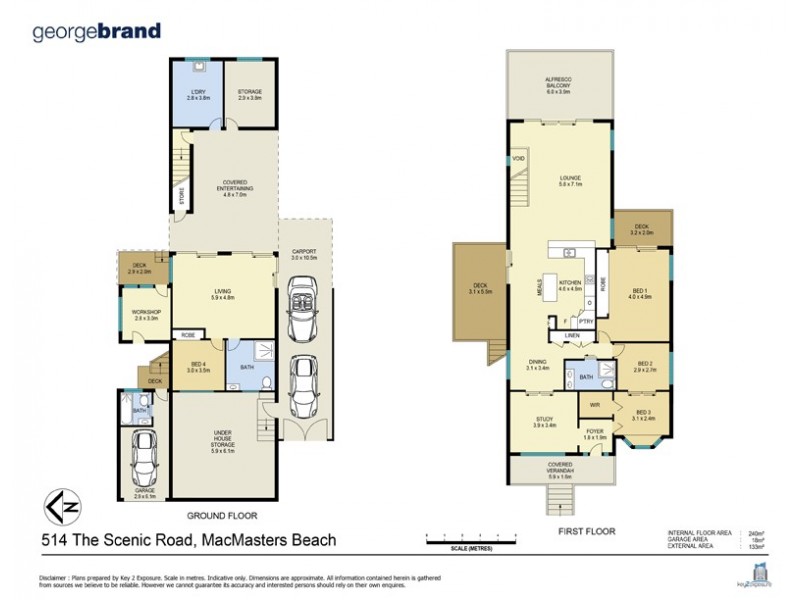 514 The Scenic Road, Macmasters Beach NSW 2251 Floorplan
