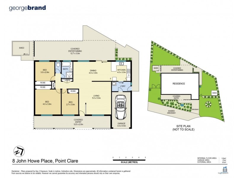 8 John Howe Place, Point Clare NSW 2250 Floorplan