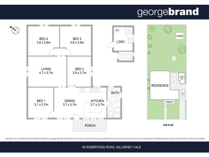40 Robertson Road, Killarney Vale NSW 2261 Floorplan