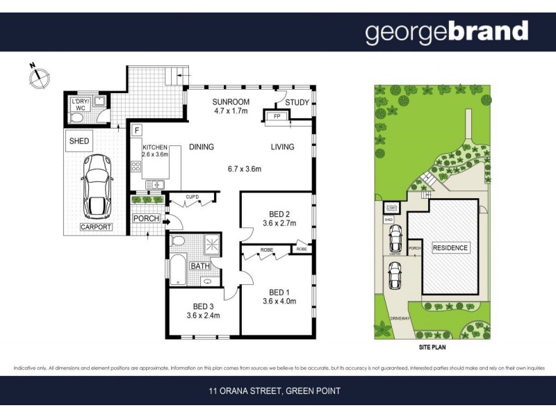 11 Orana Street, Green Point NSW 2251 Floorplan