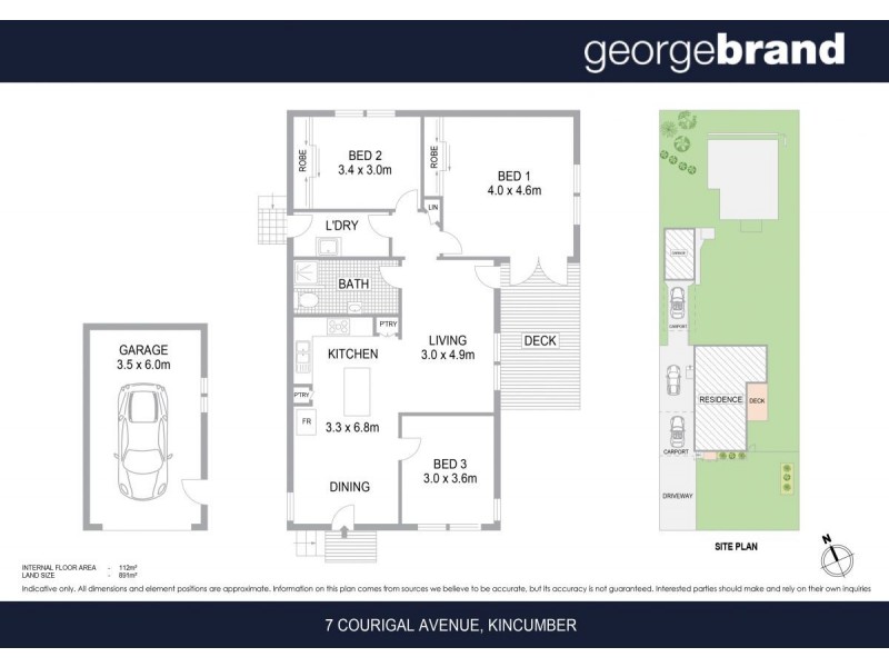 7 Courigal Avenue, Kincumber NSW 2251 Floorplan