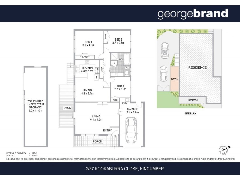 2/37 Kookaburra St, Kincumber NSW 2251 Floorplan