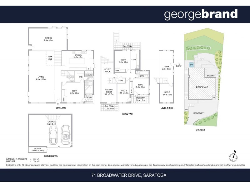 71 Broadwater Drive, Saratoga NSW 2251 Floorplan