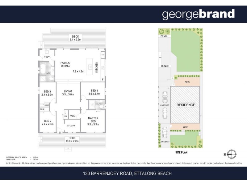 130 Barrenjoey Road, Ettalong Beach NSW 2257 Floorplan