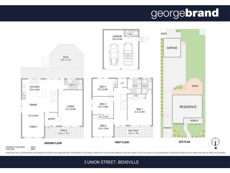 3 Union Street, Bensville NSW 2251 Floorplan