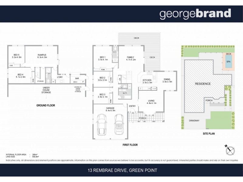 13 Rembrae Drive, Green Point NSW 2251 Floorplan