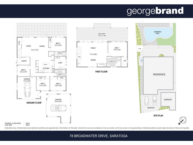 78 Broadwater Drive, Saratoga NSW 2251 Floorplan