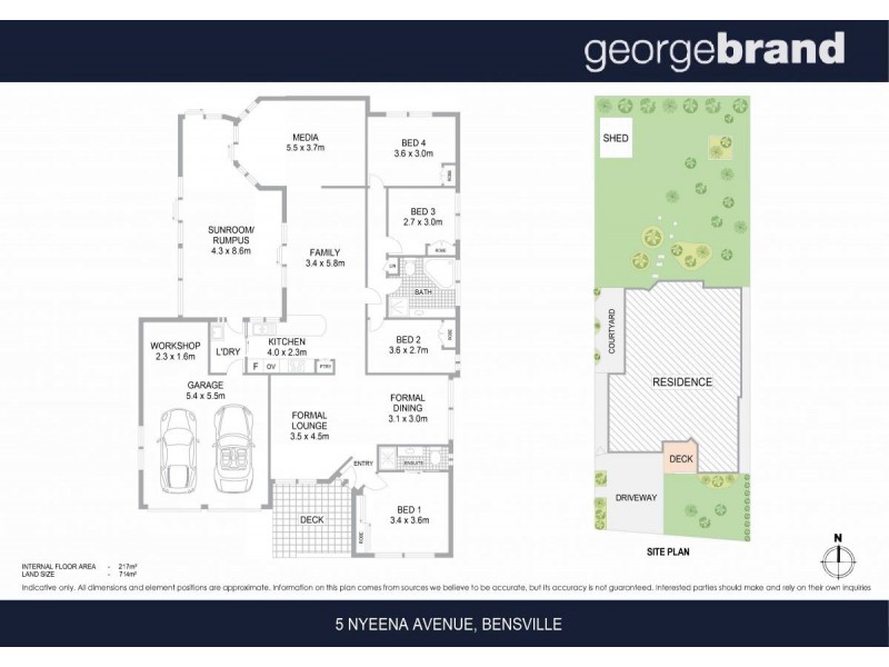 5 Nyeena Avenue, Bensville NSW 2251 Floorplan