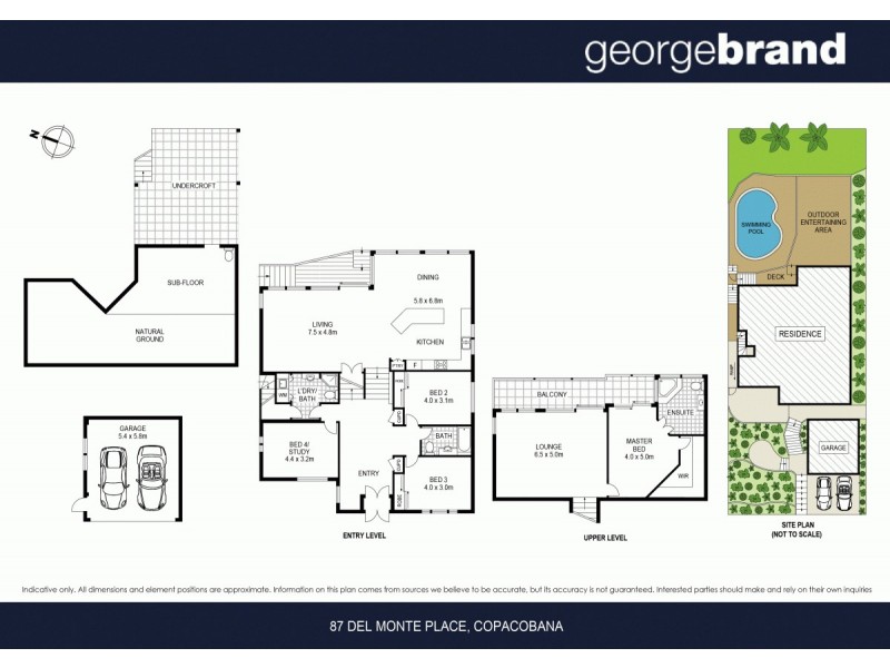 87 Del Monte Place, Copacabana NSW 2251 Floorplan
