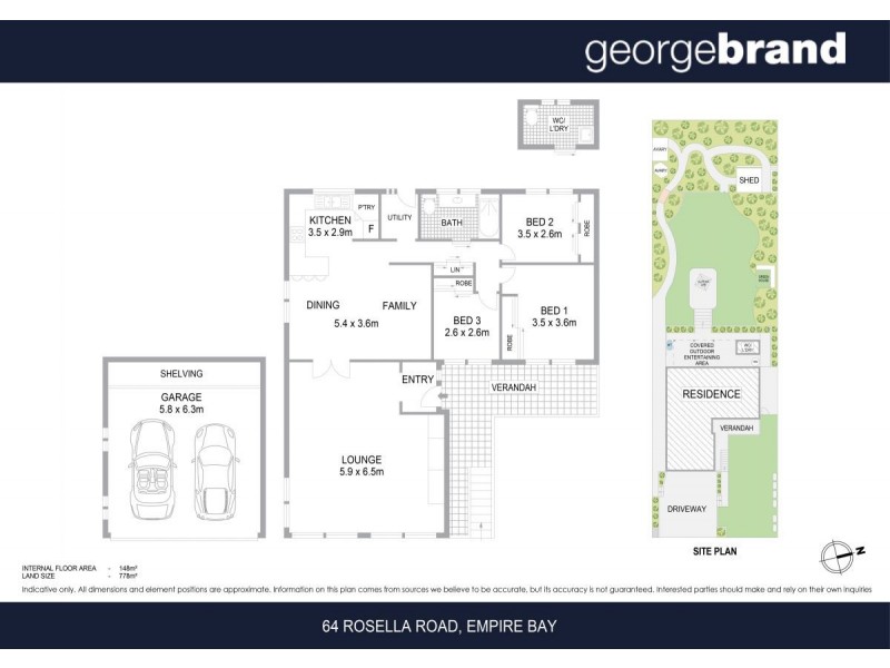64 Rosella Road, Empire Bay NSW 2257 Floorplan