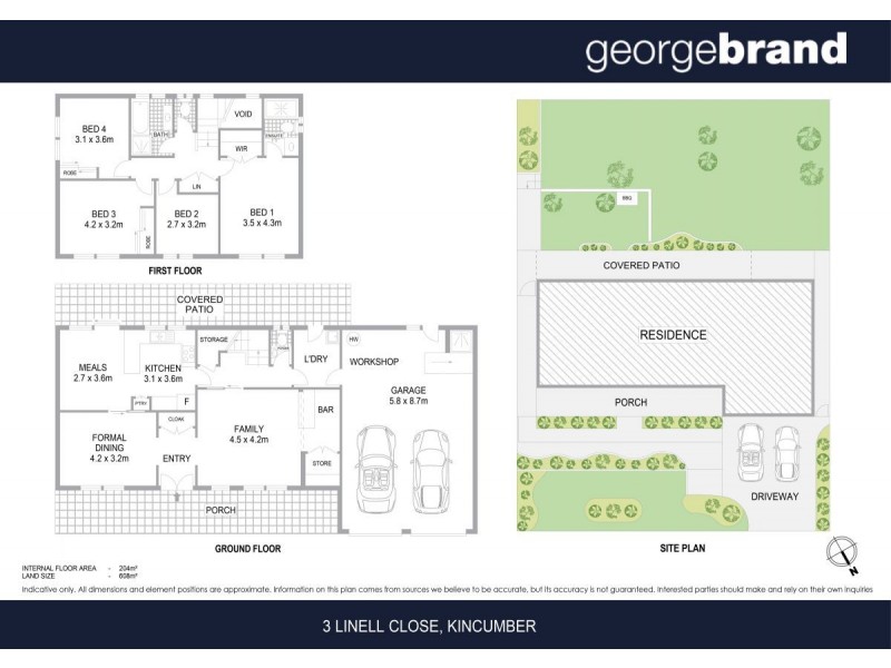 3 Linell Close, Kincumber NSW 2251 Floorplan