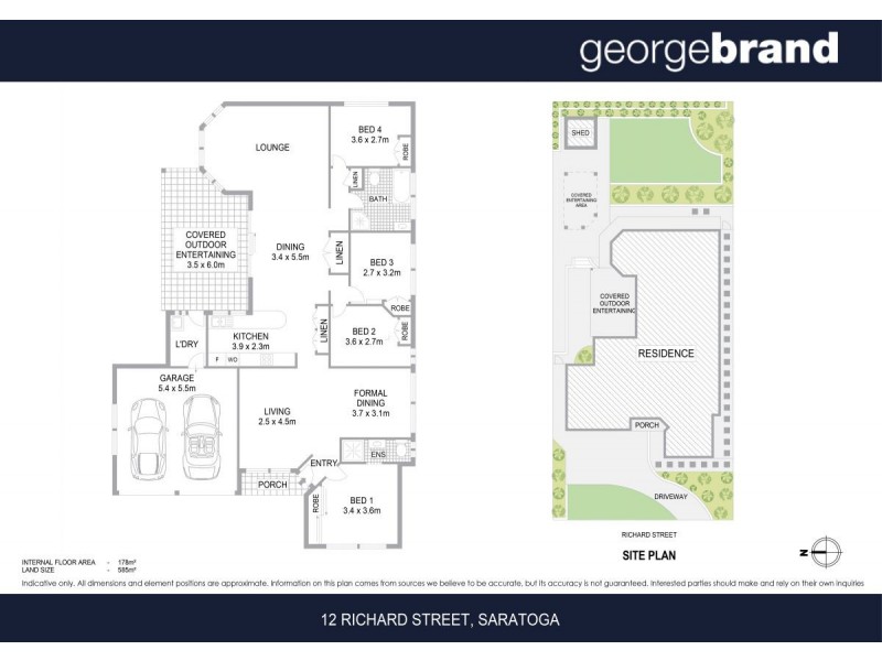 12 Richard Street, Saratoga NSW 2251 Floorplan
