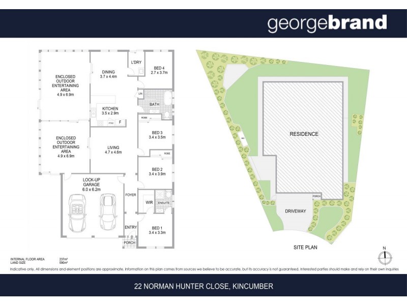 22 Norman Hunter Close, Kincumber NSW 2251 Floorplan