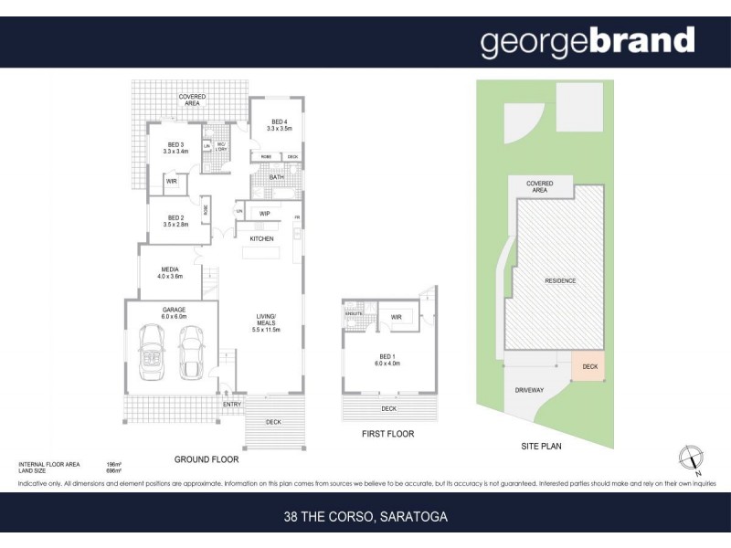 38 The Corso, Saratoga NSW 2251 Floorplan