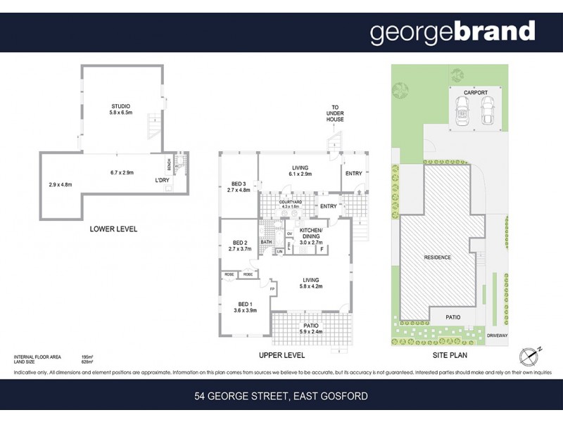 54 George Street, East Gosford NSW 2250 Floorplan