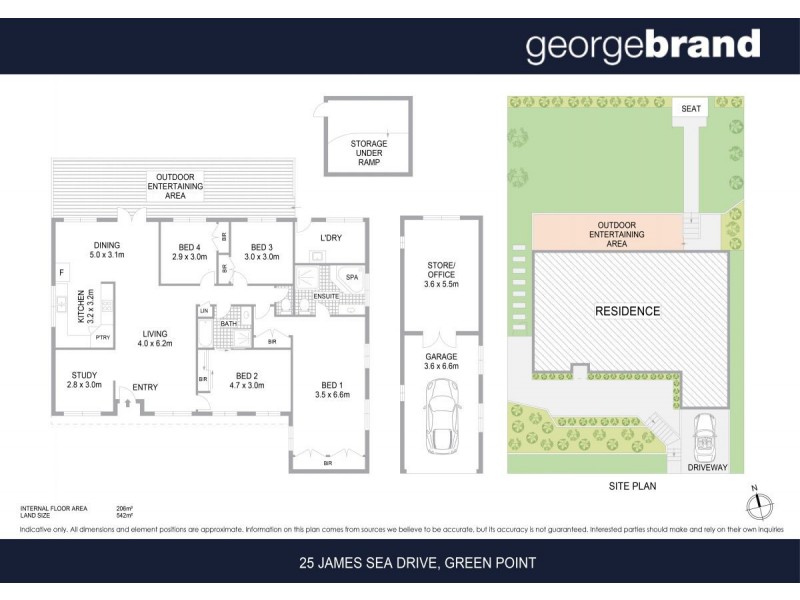 25 James Sea Drive, Green Point NSW 2251 Floorplan