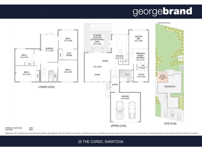 25 The Corso, Saratoga NSW 2251 Floorplan
