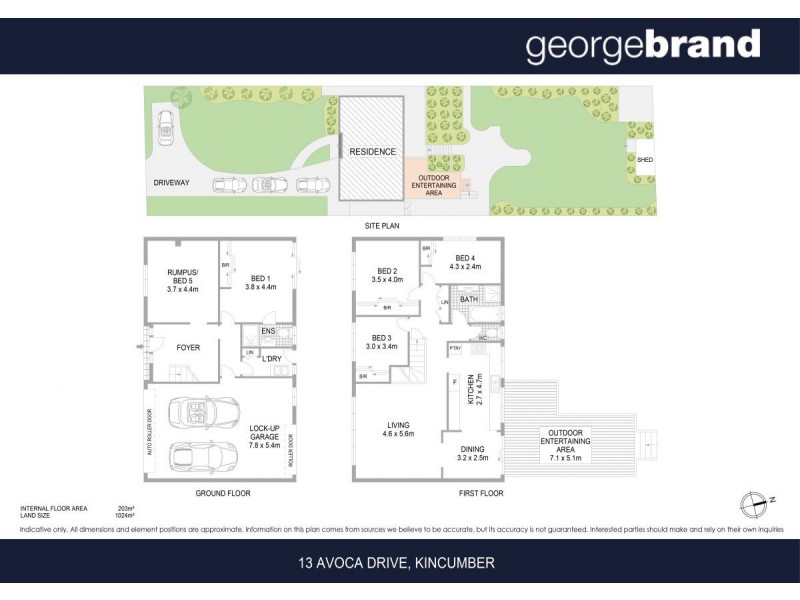 13 Avoca Drive, Kincumber NSW 2251 Floorplan