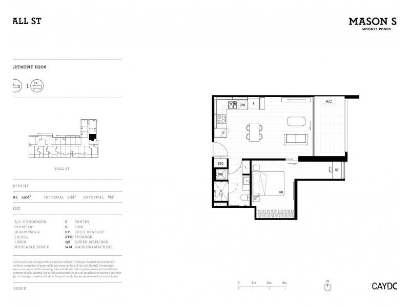 206/40 Hall Street, Moonee Ponds VIC 3039 Floorplan