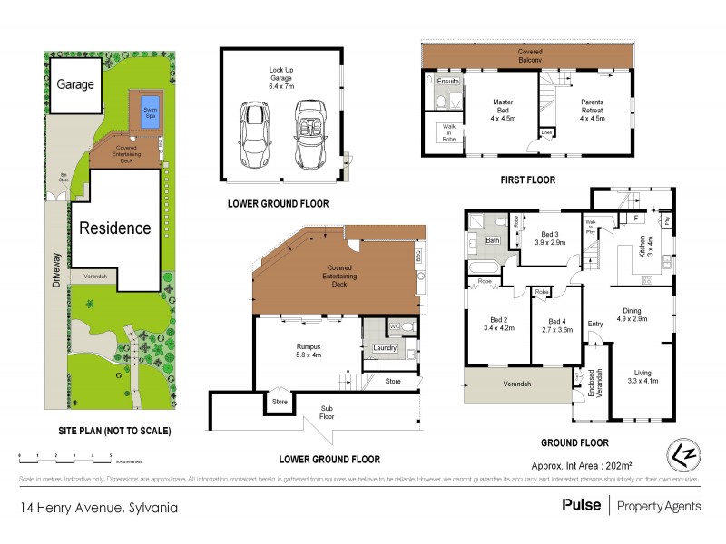 14 Henry Avenue, Sylvania NSW 2224 Floorplan