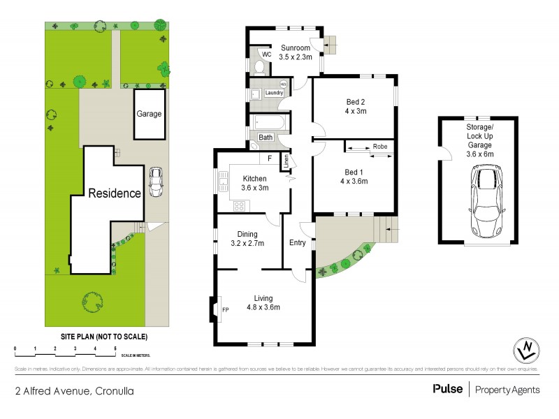 2 Alfred Avenue, Cronulla NSW 2230 Floorplan