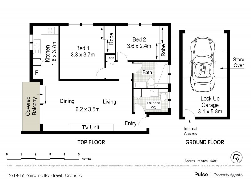 12/14-16 Parramatta Street, Cronulla NSW 2230 Floorplan