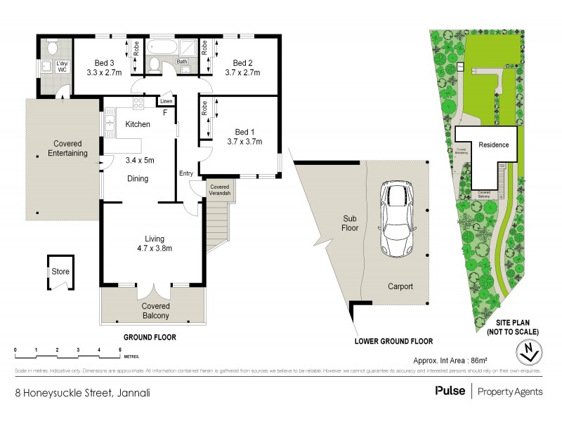 8 Honeysuckle Street, Jannali NSW 2226 Floorplan