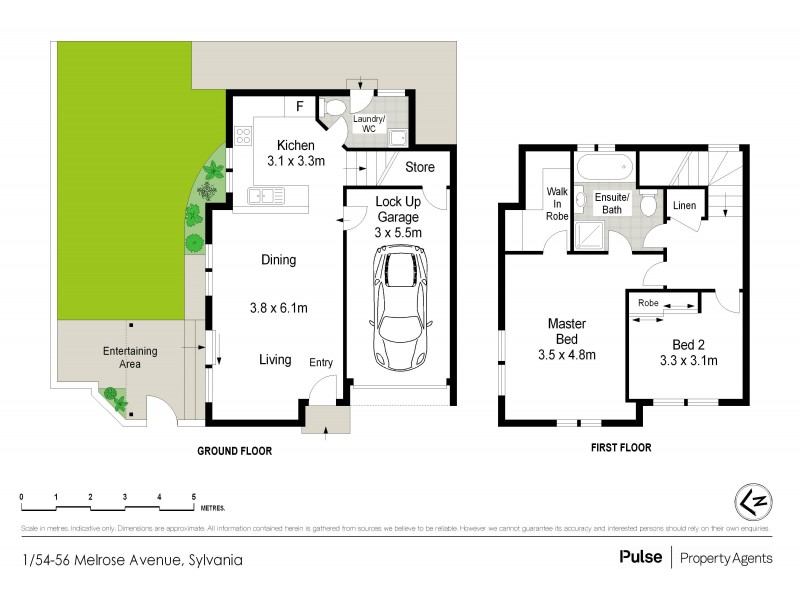 1/54-56 Melrose Avenue, Sylvania NSW 2224 Floorplan