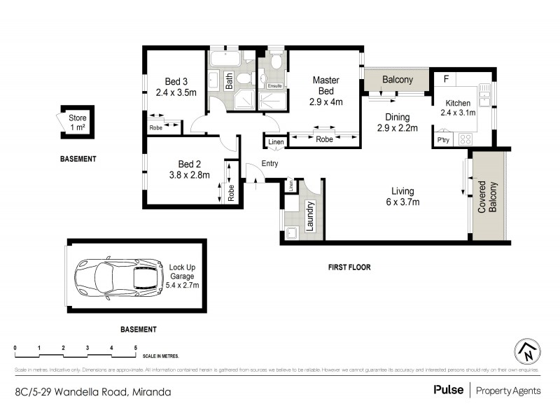 8C/5-29 Wandella Road, Miranda NSW 2228 Floorplan