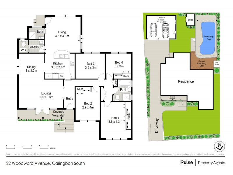 22 Woodward Avenue, Caringbah South NSW 2229 Floorplan