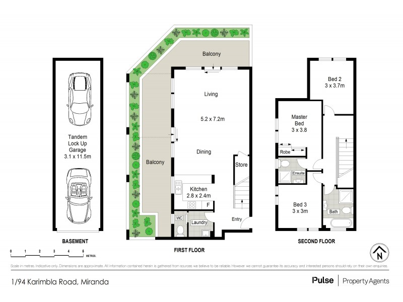 1/94 Karimbla Road, Miranda NSW 2228 Floorplan