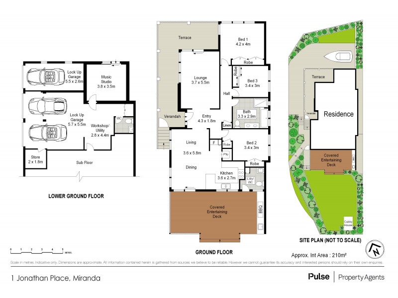 1 Jonathan Place, Miranda NSW 2228 Floorplan