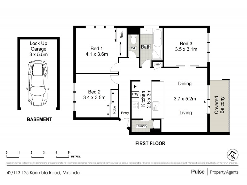 42/113-125 Karimbla Road, Miranda NSW 2228 Floorplan