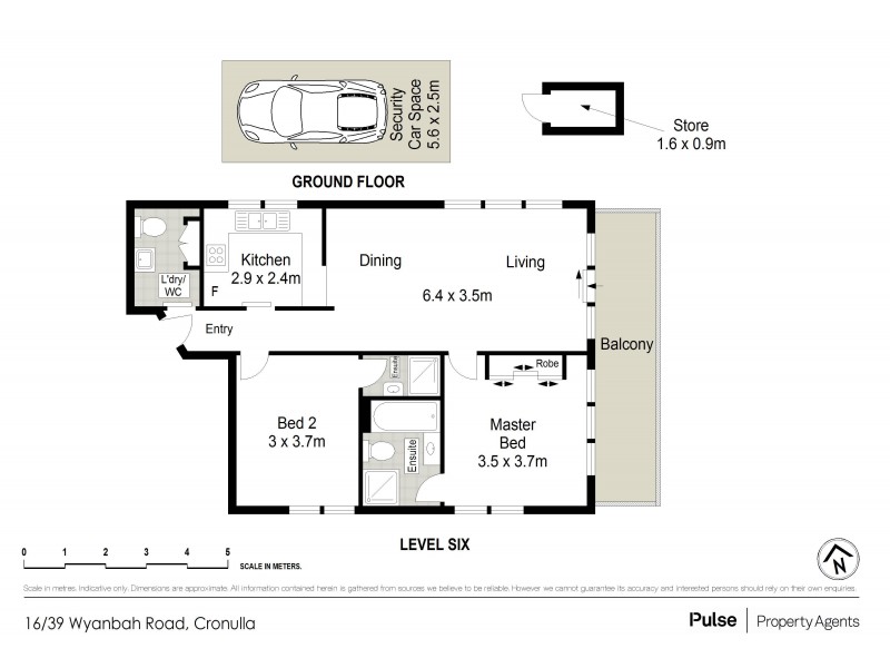 16/39-41 Wyanbah Road, Cronulla NSW 2230 Floorplan
