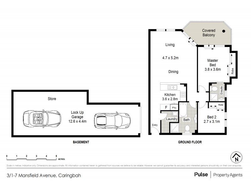 3/1-7 Mansfield Avenue, Caringbah NSW 2229 Floorplan