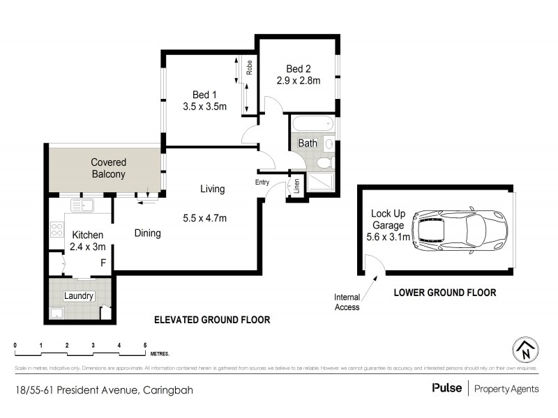 18/55 President Avenue, Caringbah NSW 2229 Floorplan
