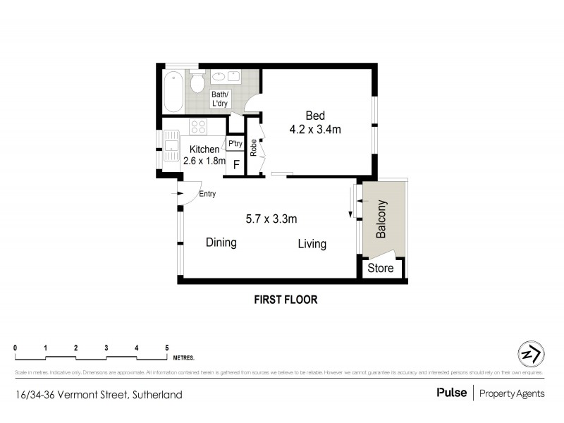 16/34-36 Vermont Street, Sutherland NSW 2232 Floorplan