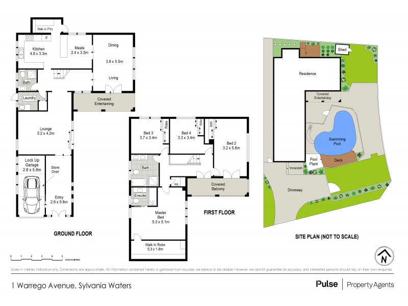 1 Warrego Avenue, Sylvania Waters NSW 2224 Floorplan