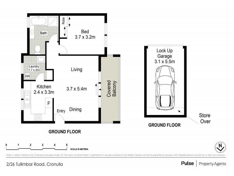 2/26 Tullimbar Road, Cronulla NSW 2230 Floorplan