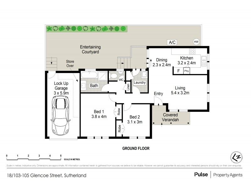 18/103-105 Glencoe Street, Sutherland NSW 2232 Floorplan
